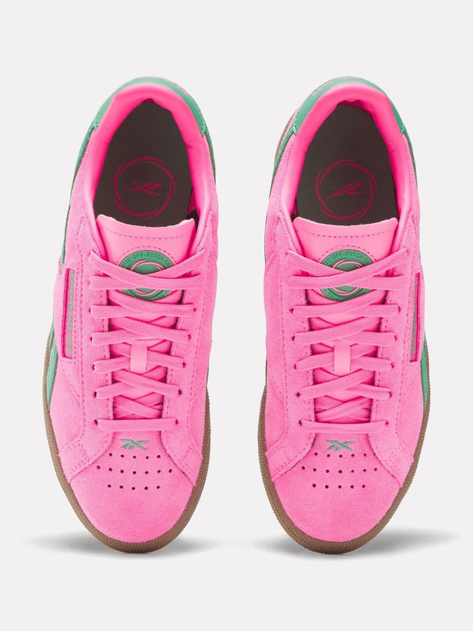 Reebok Club C Grounds Atomicpink/Upgrade Green/Gum Shoes Fall 2025 | ATOMIC PINK/UPGRADE GREEN/GUM