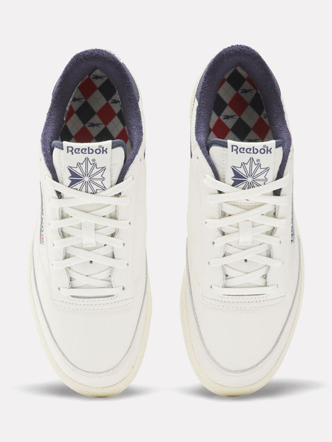 Reebok Club C Golf Chalk/Chalk/Vector Blue Shoes Fall 2026 | CHALK/VNTG CHALK/VECTOR NAVY