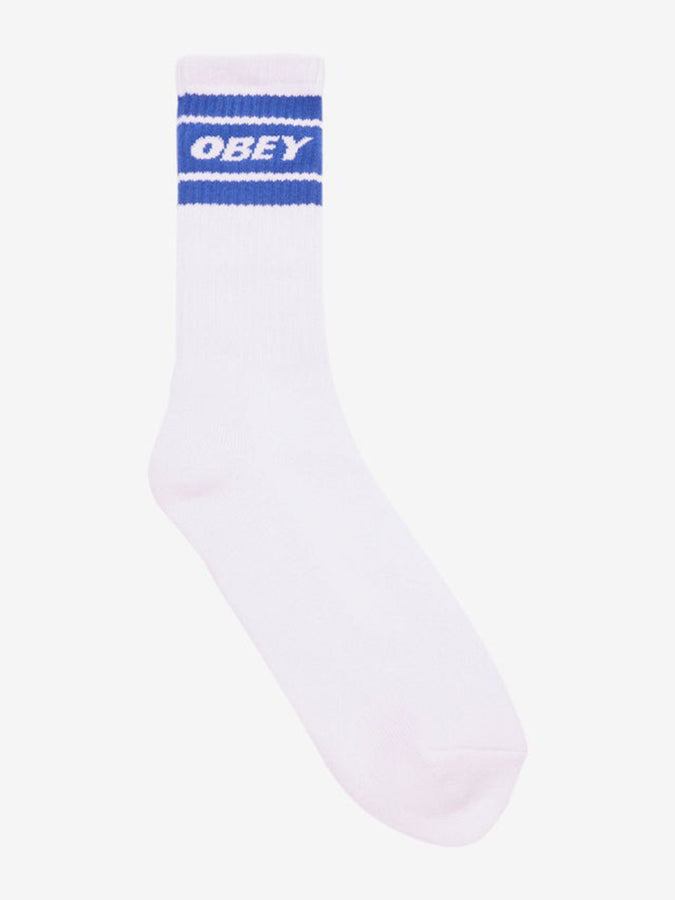 Obey Cooper II Socks | WHITE/SURF BLUE (SFB)
