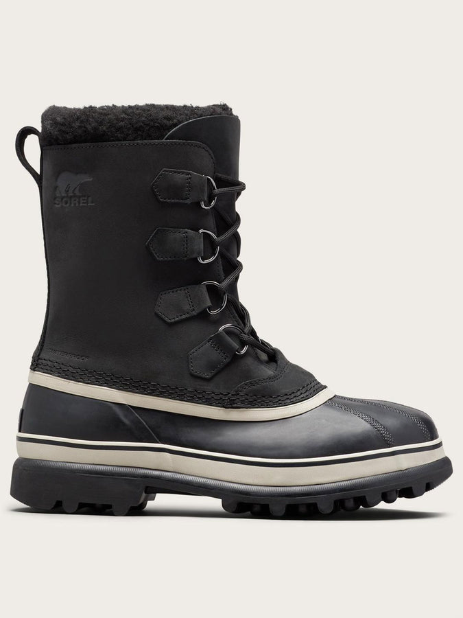 Sorel Caribou Waterproof Black/Stone Winter Boots Winter 2027 | BLACK/DARK STONE (016)