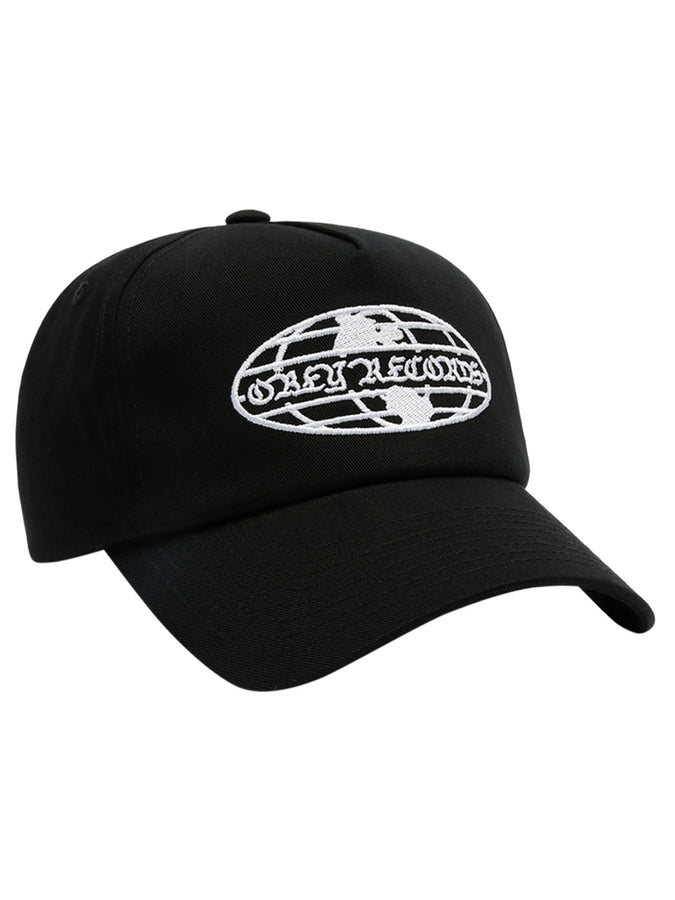 Obey World Records 5 Panel Snapback Hat | BLACK (BLK)