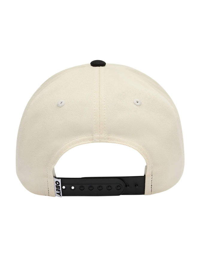 Obey Delta 5 Panel Snapback Hat | BLACK MULTI (BKM)