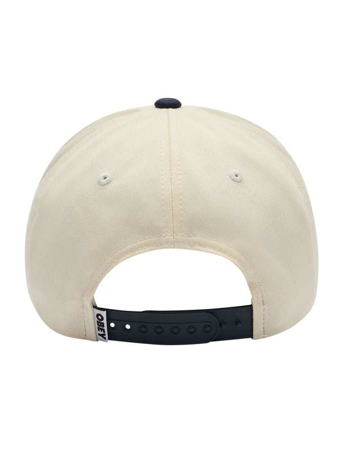 Obey Delta 5 Panel Snapback Hat | NAVY MULTI (NVM)
