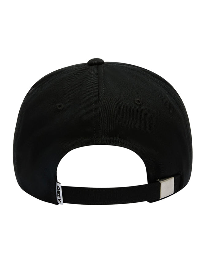 Obey Design Studio 5 Panel Strapback Hat | BLACK (BLK)