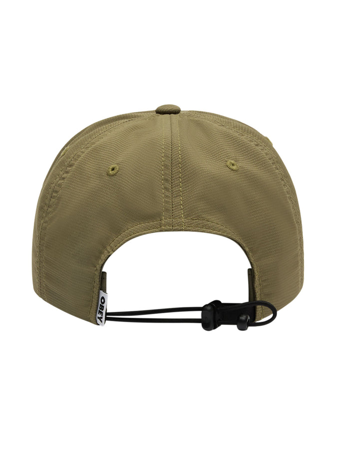 Obey Stride 5 Panel Strapback Hat | OLIVE (OLV)