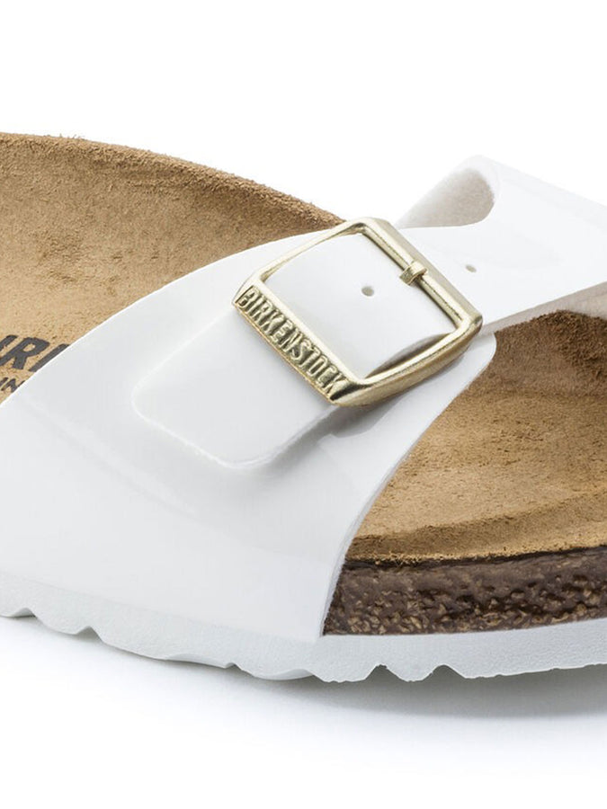Birkenstock Madrid Birko-Flor Patent N Sandals Spring 2024 | WHITE
