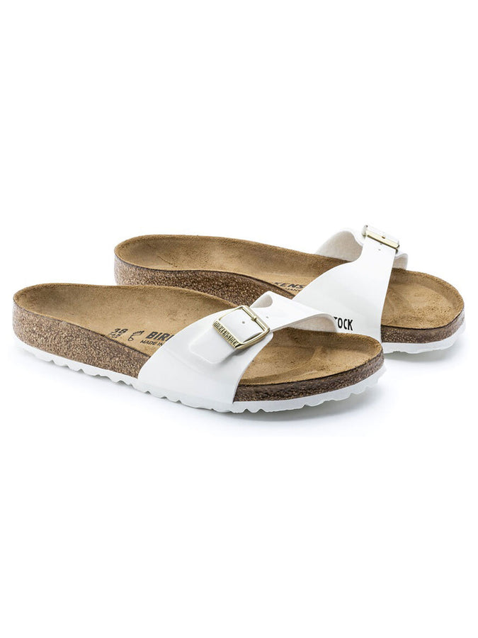 Birkenstock Madrid Birko-Flor Patent N Sandals Spring 2024 | WHITE