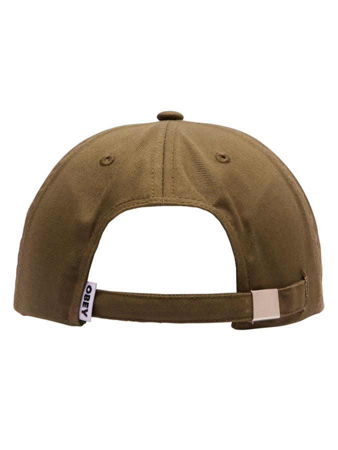 Obey Icon Patch 6 Panel Strapback Hat | ARMY (ARM)