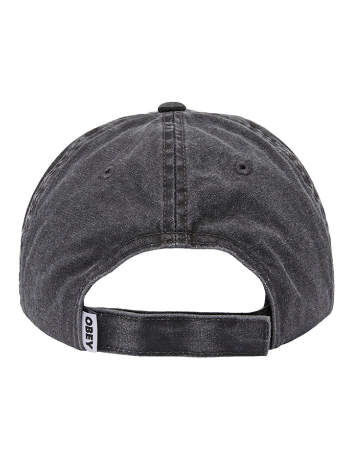 Obey Eyes Pigment 6 Panel Velcro Back Hat | PIGMENT BLACK