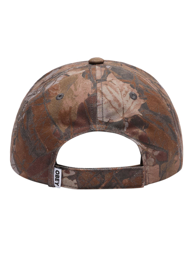 Obey Eyes Pigment 6 Panel Velcro Back Hat | FENCE CAMO MULTI