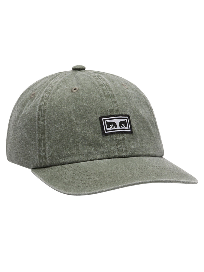 Obey Eyes Pigment 6 Panel Velcro Back Hat | PIGMENT GREEN