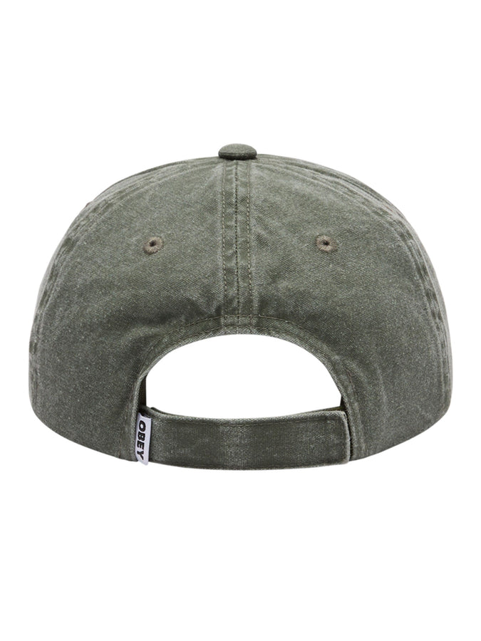 Obey Eyes Pigment 6 Panel Velcro Back Hat | PIGMENT GREEN