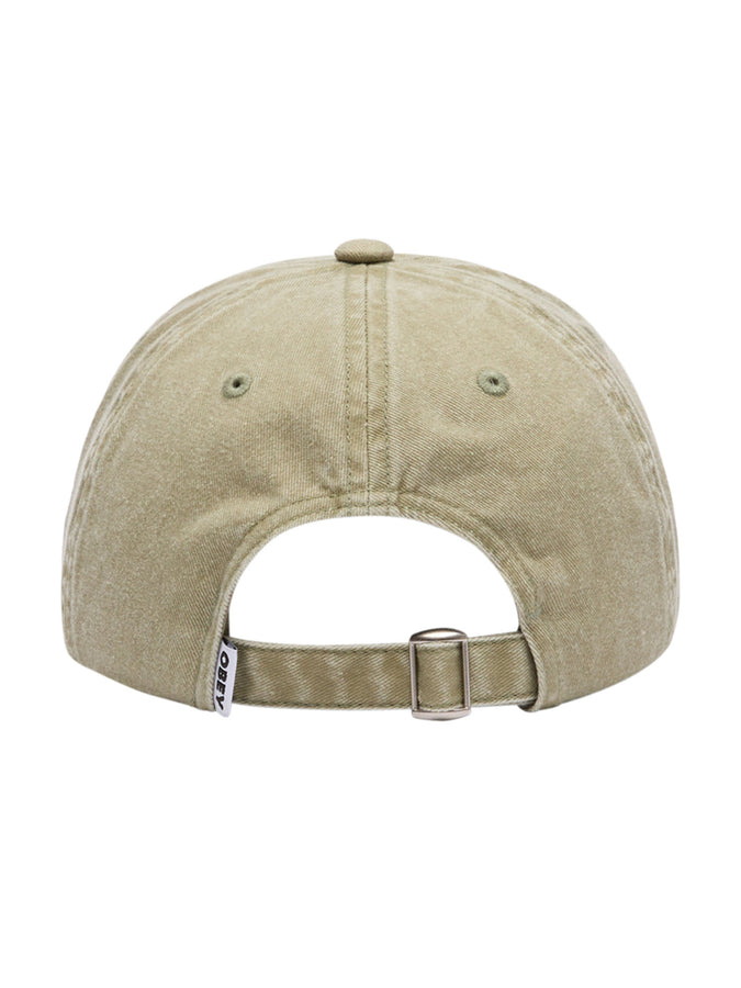 Obey Pigment Bold 6 Panel Strapback Hat | KHAKI MULTI