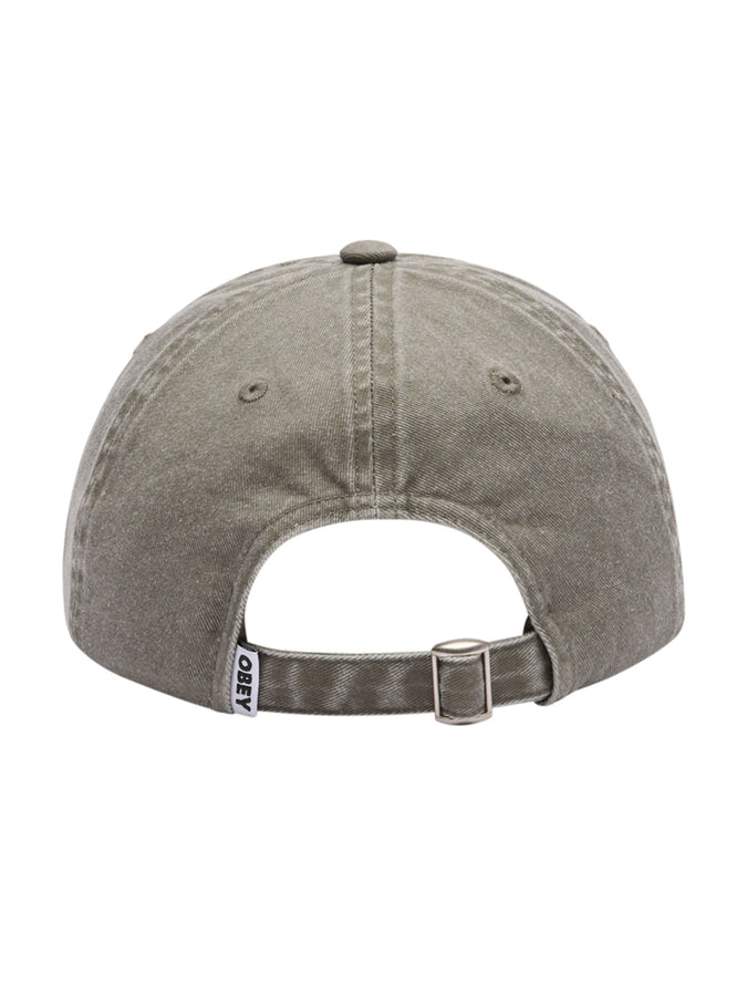 Obey Bold 6 Panel Strapback Hat Spring 2026 | PIGMENT OLIVE (OLV)