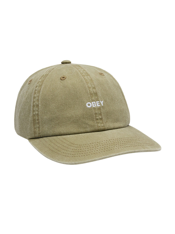 Obey Bold 6 Panel Strapback Hat Spring 2026 | PIGMENT KHAKI (PGK)