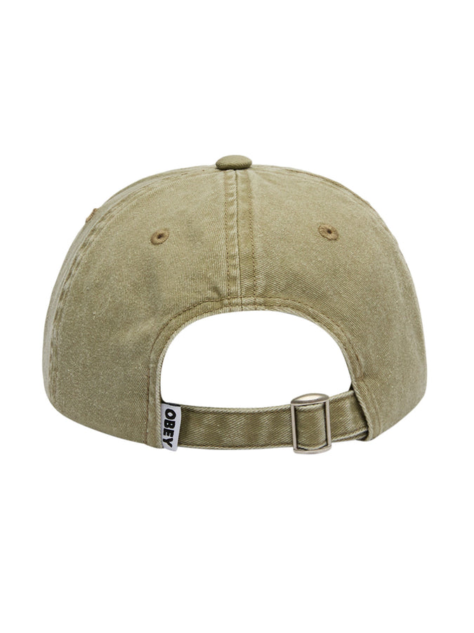 Obey Bold 6 Panel Strapback Hat Spring 2026 | PIGMENT KHAKI (PGK)