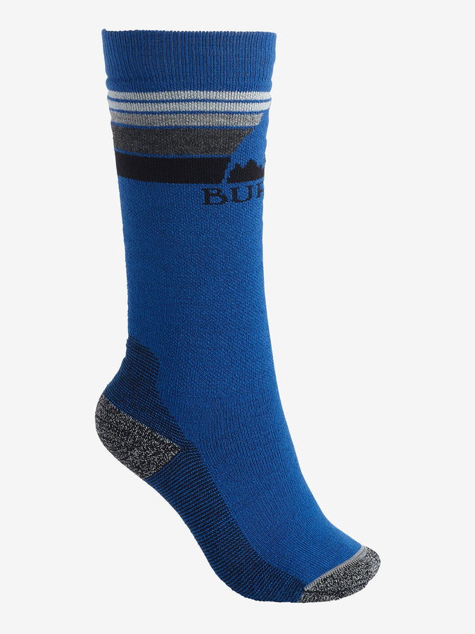 Burton Emblem Midweight Snowboard Socks 2025 | CLASSIC BLUE (400)