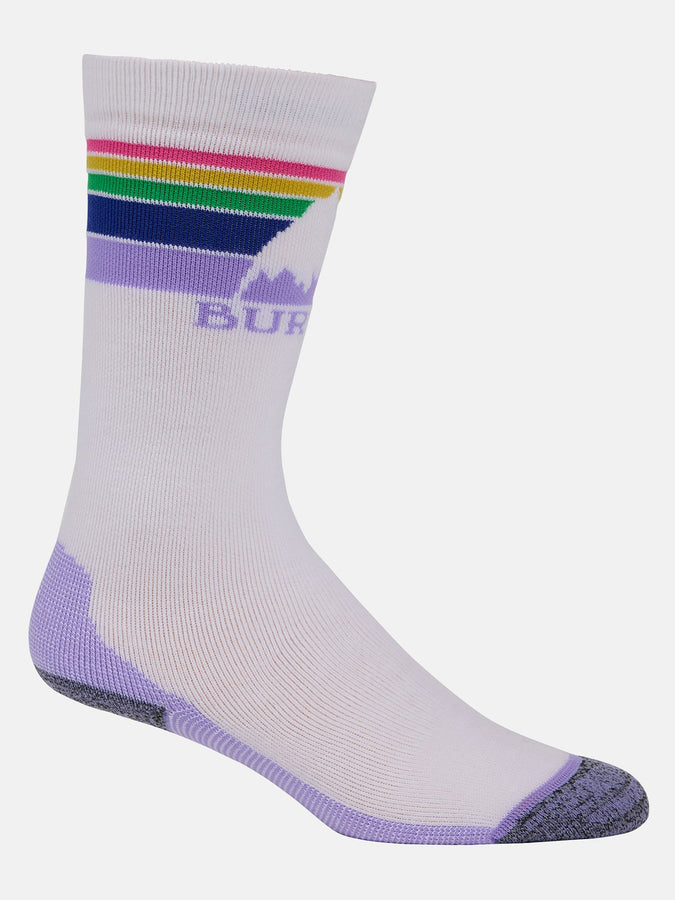 Burton Emblem Midweight Snowboard Socks 2023 | STOUT WHITE (100)