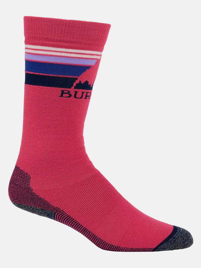 Burton Emblem Midweight Snowboard Socks 2023 | FUCHSIA FUSION (652)