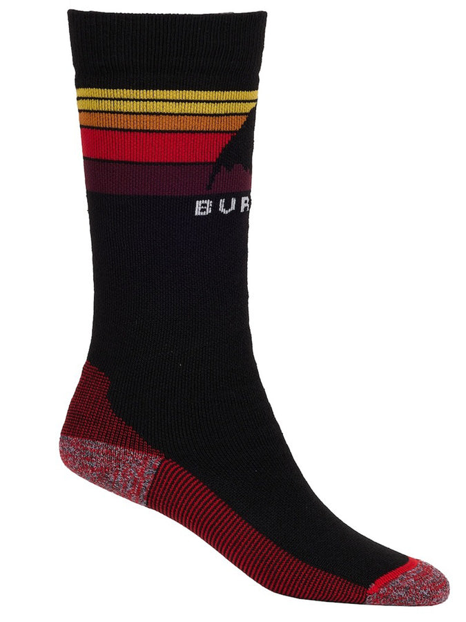 Burton Emblem Midweight Snowboard Socks 2025 | TRUE BLACK (001)