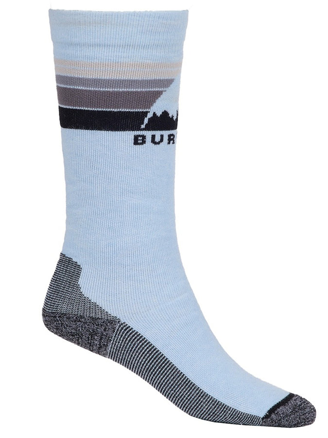 Burton Emblem Midweight Snowboard Socks 2025 | DUSTY BLUE (403)
