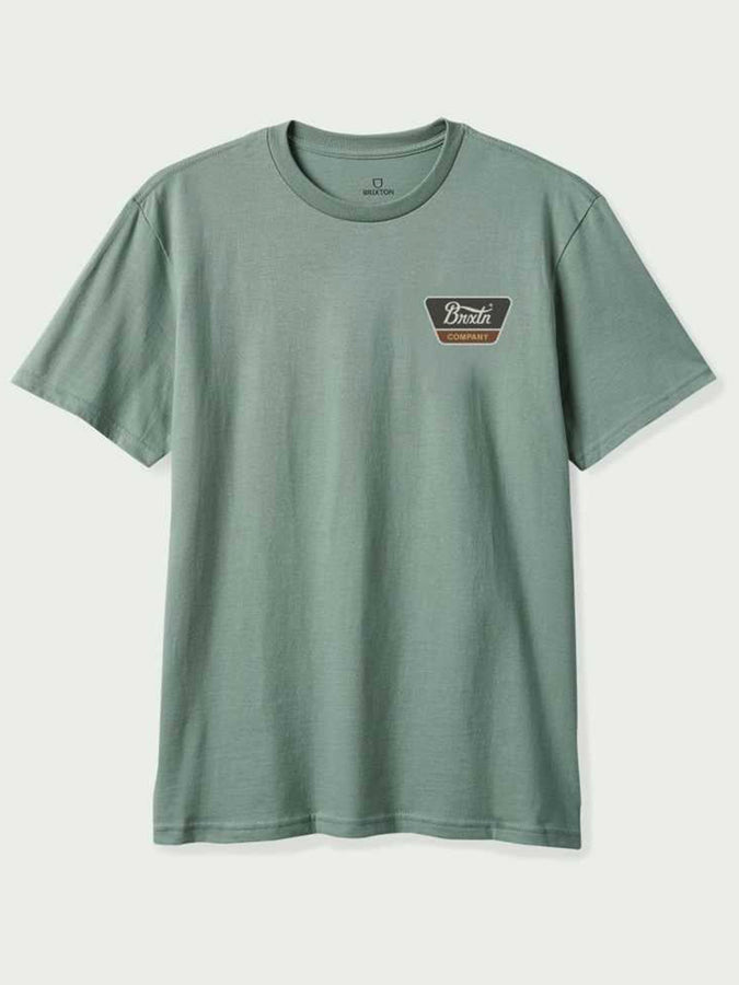 Brixton Linwood Short Sleeve T-Shirt Summer 2024 | CHINOIS GREEN / WASHED BLACK / WHITE
