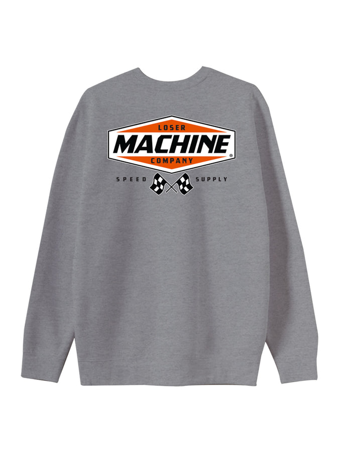 Loser Machine Overdrive Crewneck Sweatshirt Spring 2026 | HEATHER GREY