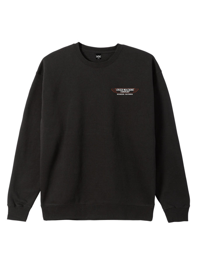 Loser Machine Fly Wheel Crewneck Sweatshirt Spring 2026 | BLACK