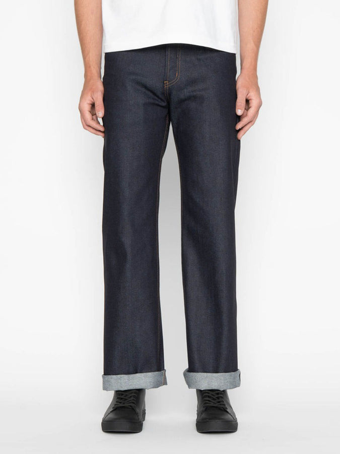 Naked And Famous Strong Guy Nightshade Stretch Selvedge Jeans | INDIGO