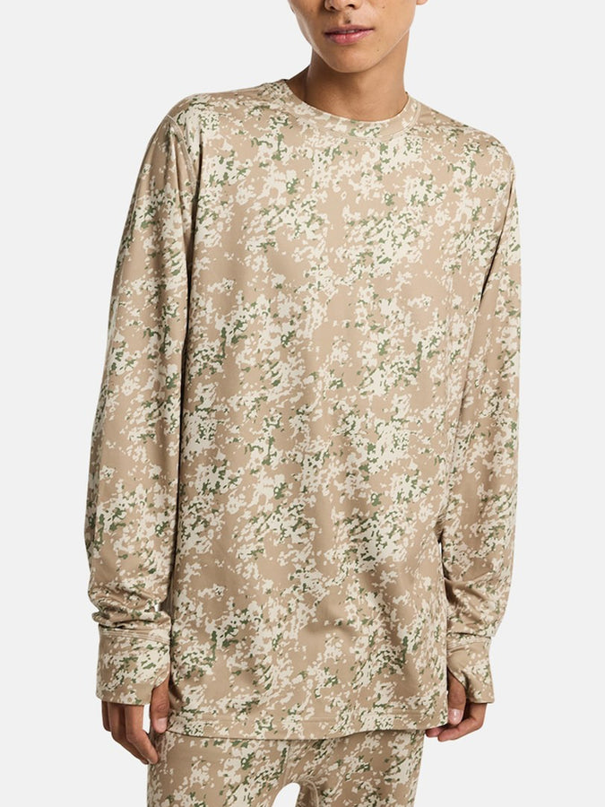 Burton Midweight Snowboard Base Layer 2025 | SNOWFALL CAMO (970)