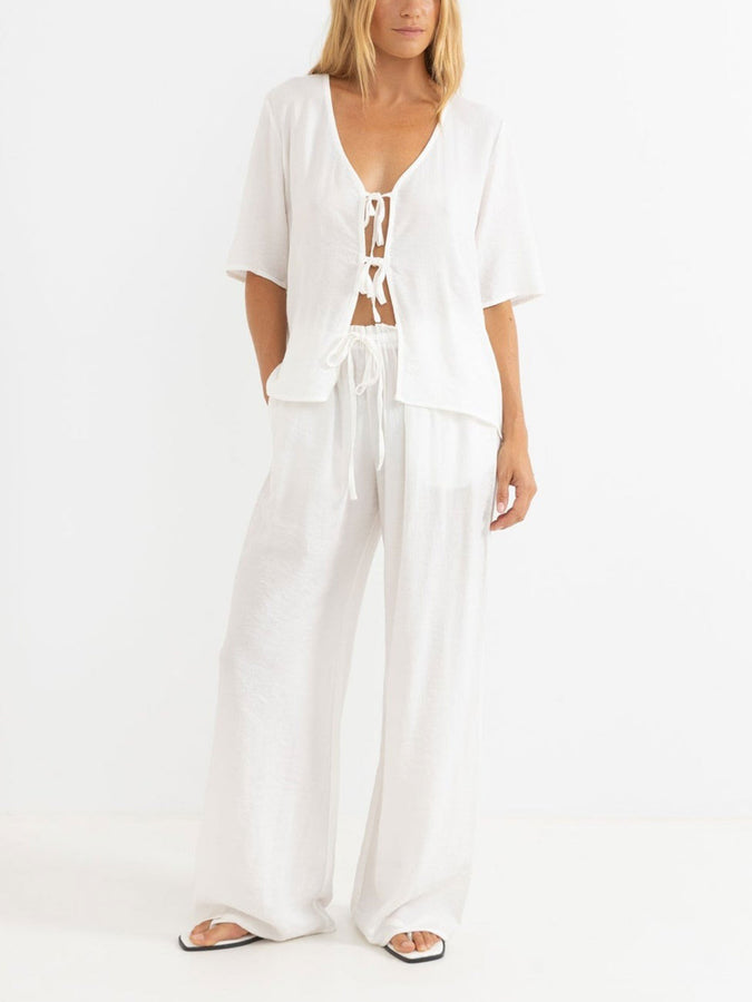 Rhythm Airlie Beach Pants Holiday 2025 | WHITE