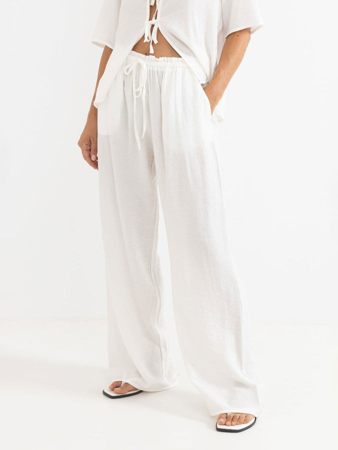 Rhythm Airlie Beach Pants Holiday 2025 | WHITE