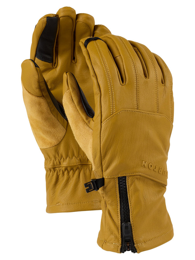 Burton [ak] Leather Tech Snowboard Gloves 2025 | RAWHIDE (100)
