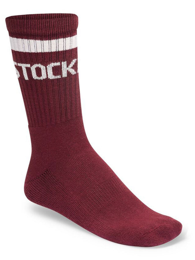 Birkenstock Cotton Stripe Zinfandel/Eggshell Socks | ZINFANDEL/EGGSHELL