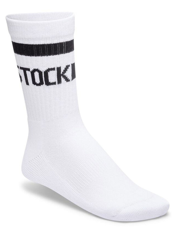 Birkenstock Cotton Stripe White/Black Socks | WHITE/BLACK