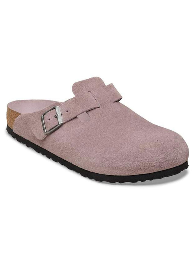 Birkenstock Boston Soft Footbed Suede N Prpl Shoes Spring2026 | FADED PURPLE