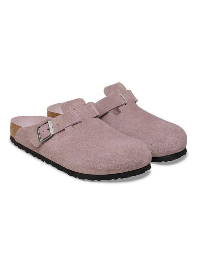 Birkenstock Boston Soft Footbed Suede N Prpl Shoes Spring2026 | FADED PURPLE