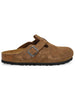 Birkenstock Boston Suede Dark Tea Shoes Fall 2026