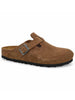Birkenstock Boston Suede Dark Tea Shoes Fall 2026