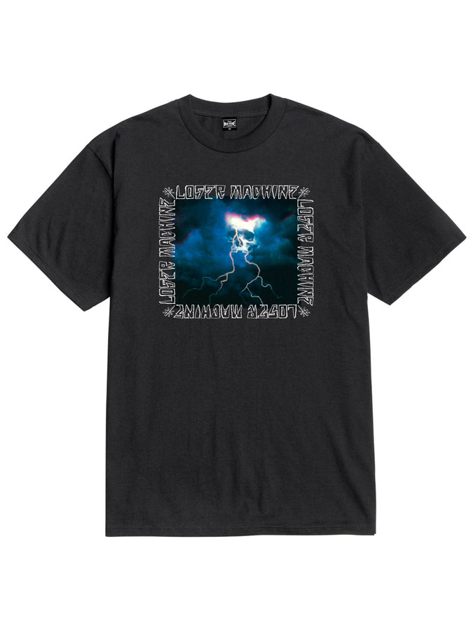 Loser Machine Lightning Strike T-Shirt Spring 2024 | BLACK (BLK)