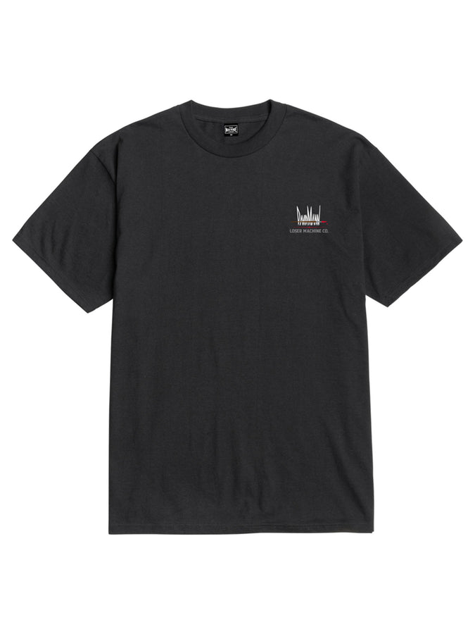 Loser Machine Burn Rubber T-Shirt Spring 2026 | BLACK