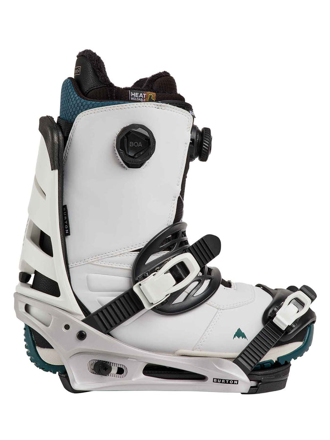 Burton Mission Reflex Snowboard Bindings 2027 | WHITE/SILVER (FCN)