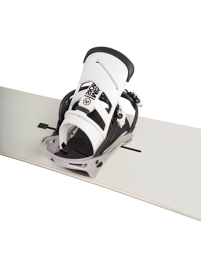 Burton Mission Reflex Snowboard Bindings 2027 | WHITE/SILVER (FCN)