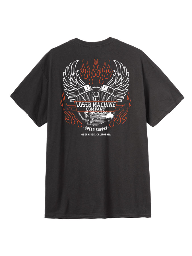 Loser Machine Flywheel Pocket T-Shirt Spring 2026 | BLACK