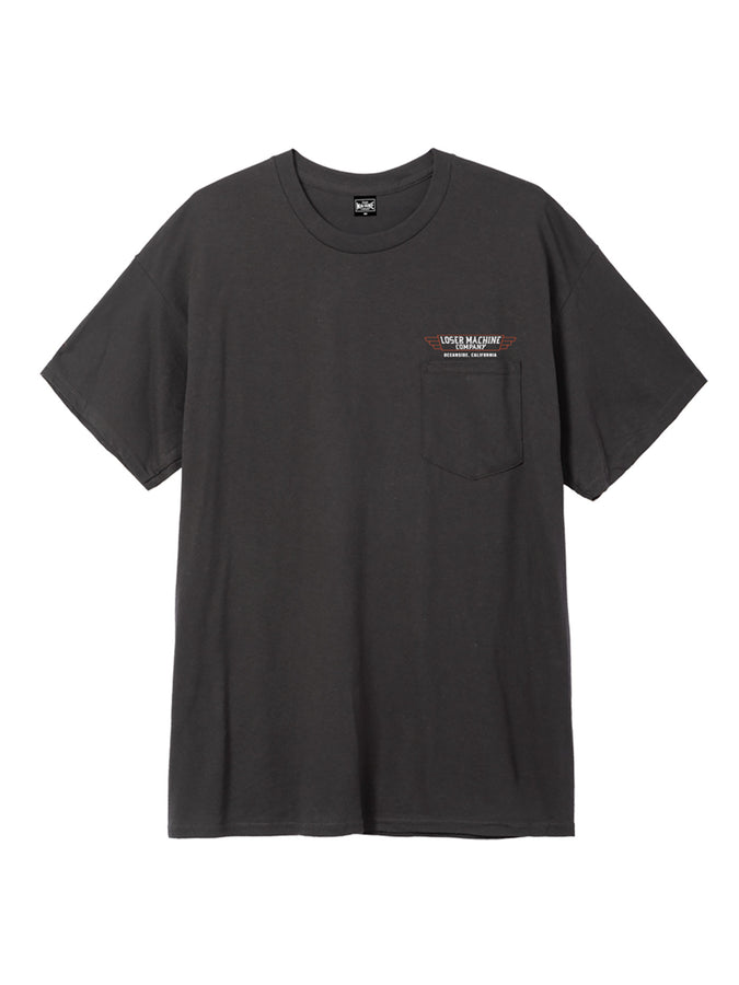 Loser Machine Flywheel Pocket T-Shirt Spring 2026 | BLACK