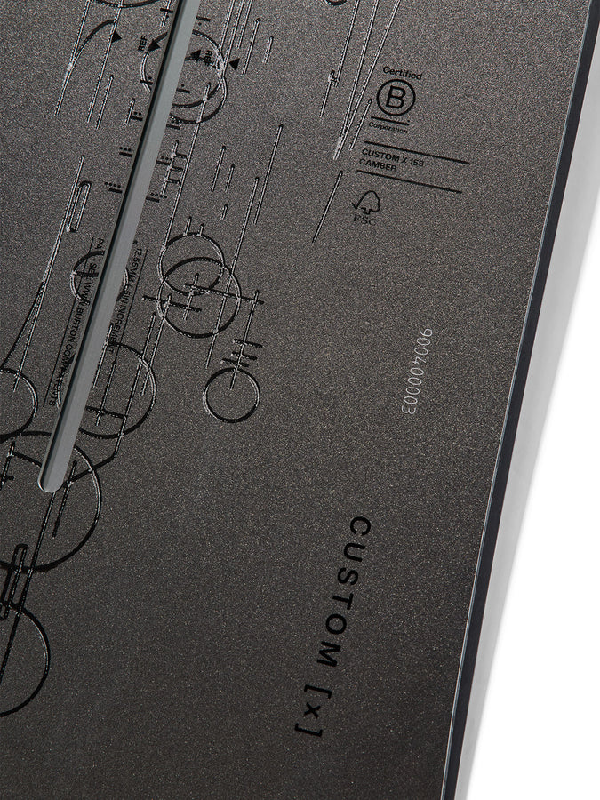 Burton Custom X Camber 2027 – All Mountain Snowboard | ETCHED (E0B)