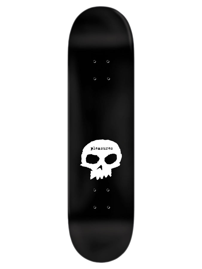 Zero x Pleasures 3 Skull 8.25'' Skateboard Deck | BLACK