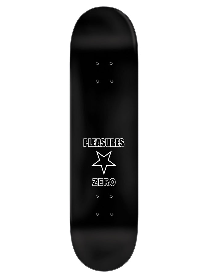 Zero x Pleasures Stars 8.25'' Skateboard Deck | BLACK