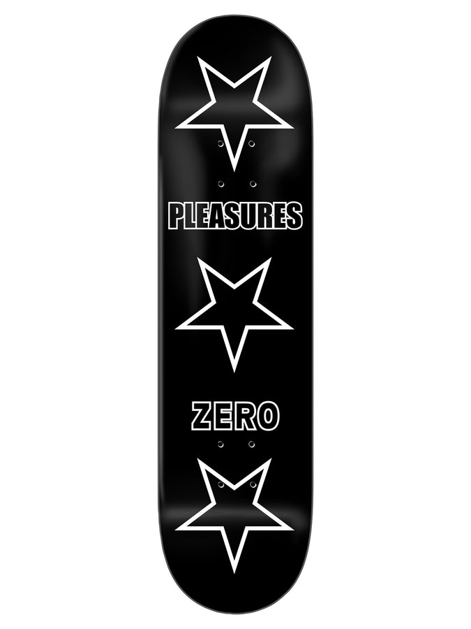 Zero x Pleasures Stars 8.25'' Skateboard Deck | BLACK