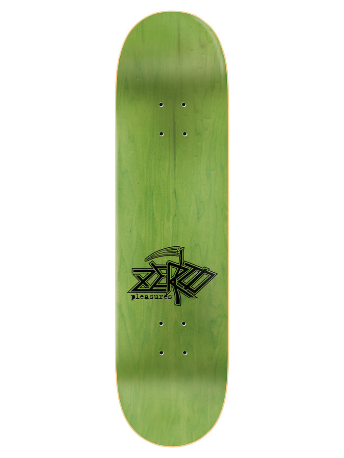 Zero x Pleasures Reaper 8.25'' Skateboard Deck | SILVER FOIL